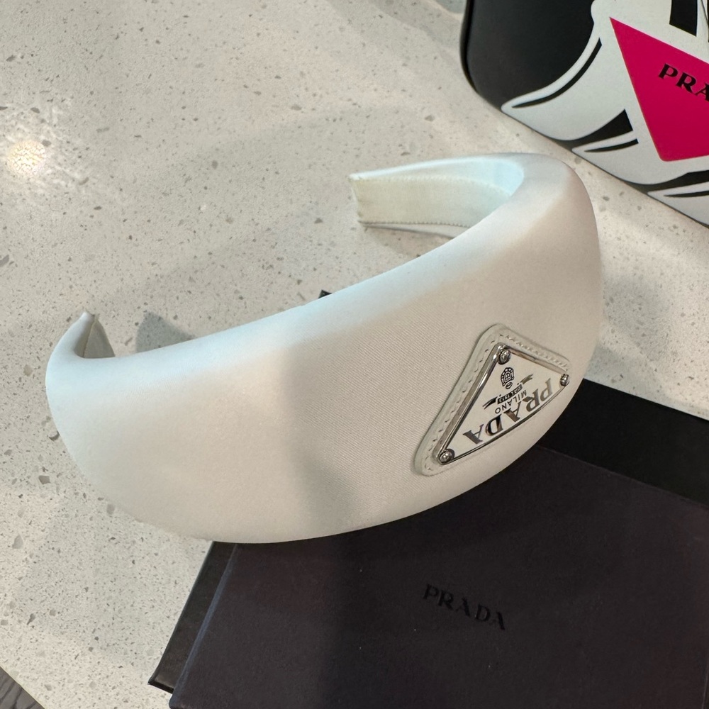 Prada Re-Nylon padded headband - Picture 2 of 6